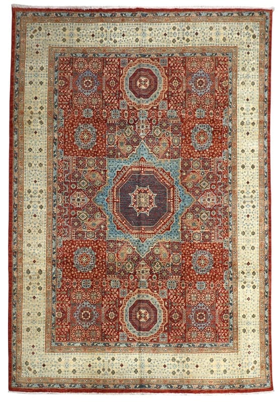 Mamluk Orientteppich 367x277 cm – antik, handgeknüpft
