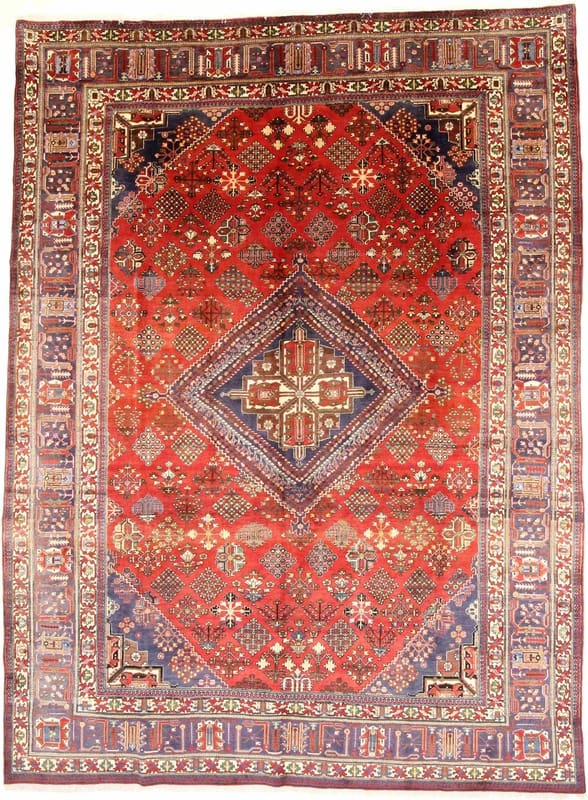 Meyme Teppich 402x296 cm, klassisch, handgeknüpft, Perserteppich