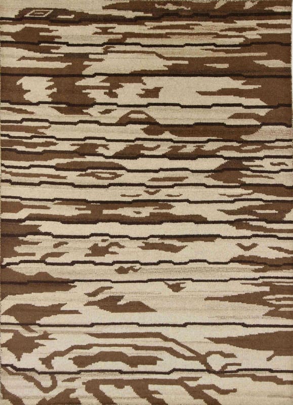 MODERN-IKAT Orientteppich 238x170 cm - Handgeknüpft, Designer-Teppich