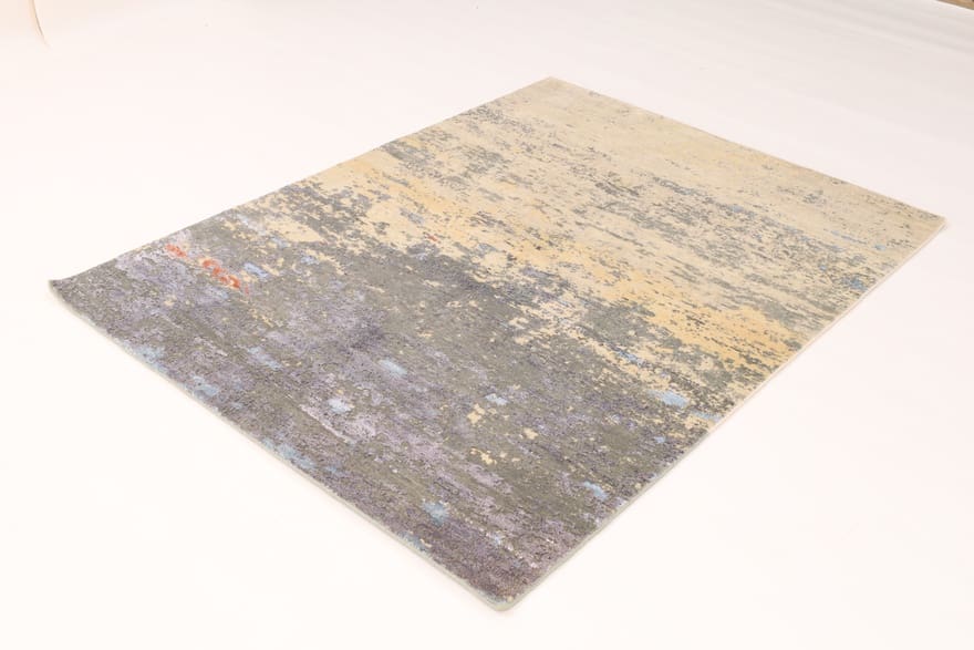 MODERN Lotus Carpet 185x122 cm – Handgeknüpfter Orientteppich