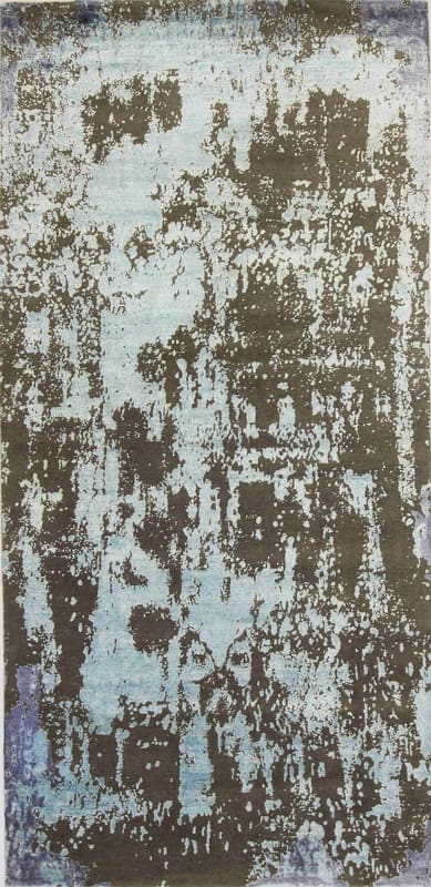 Modern Lotus Carpet 278x134 – Handgeknüpfter Orientteppich