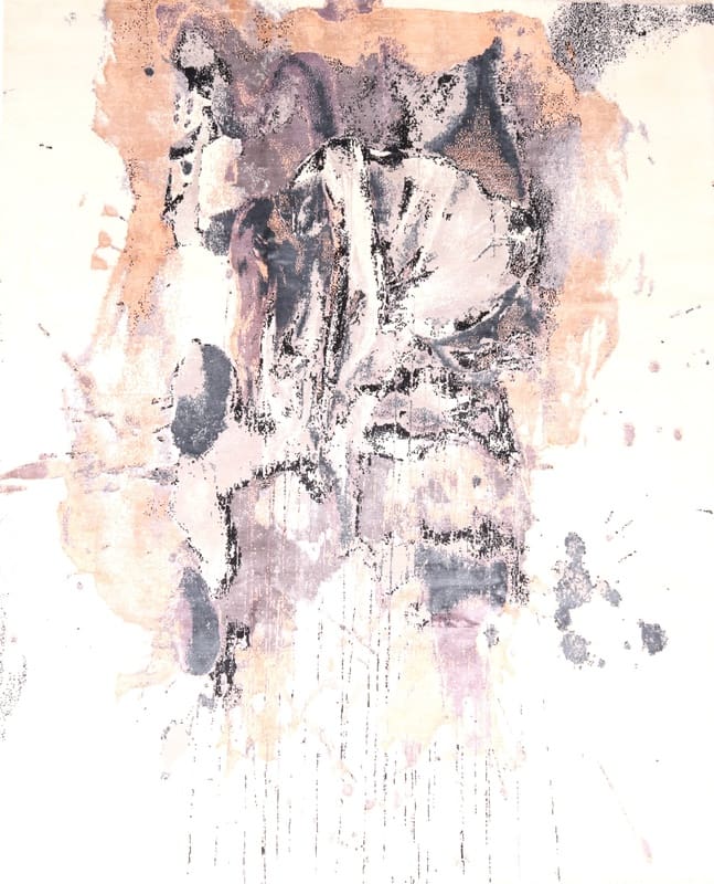 Modern LOTUS Orientteppich 302x251 cm – handgeknüpft, zeitloses Design