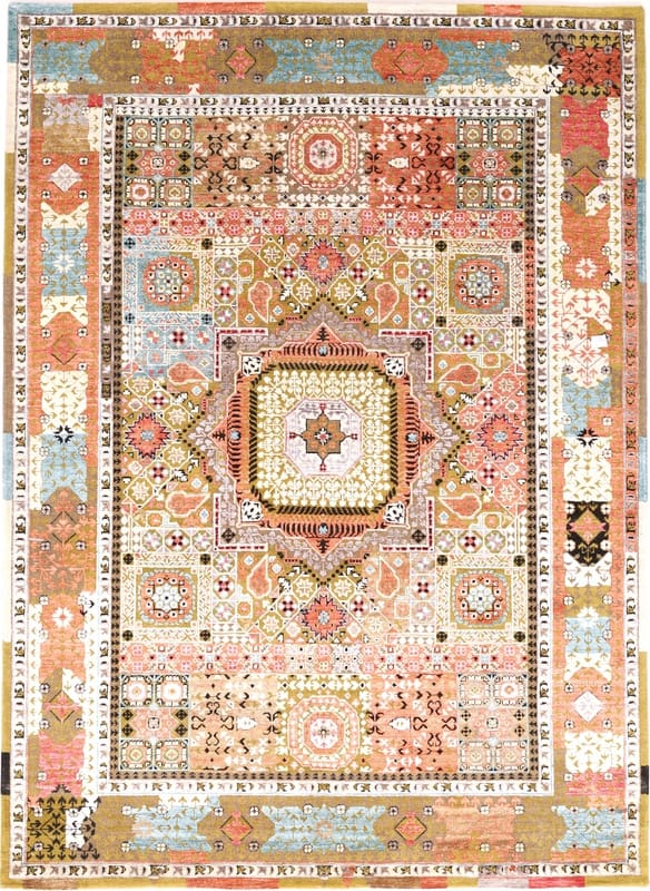 Modern LOTUS Teppich 240x175 cm - Handgeknüpft, Orientteppich