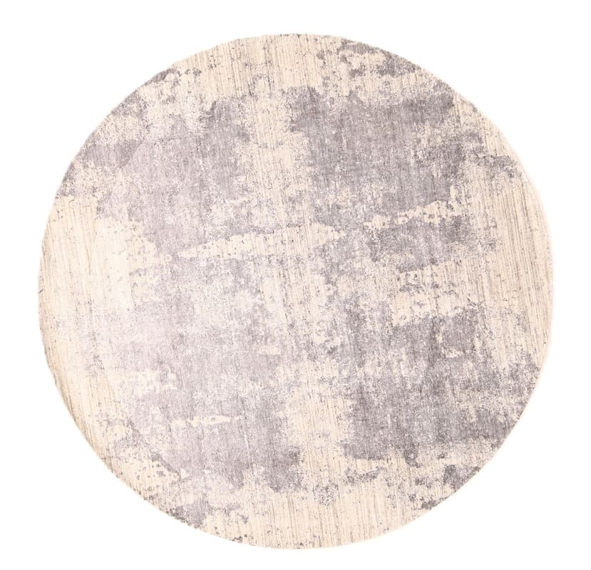 Modern Lotus Teppich 252x251 cm - Handgeknüpft, Grautöne, Elegant