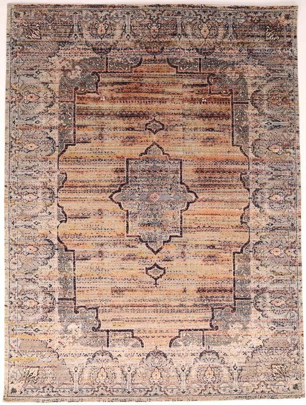 Modern LOTUS Teppich 368x275 cm – Designer-Orientteppich handgeknüpft