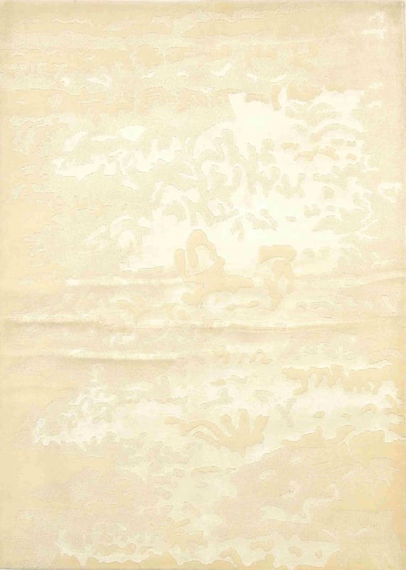 MODERN NEPAL Teppich 202x143 cm, cremefarben, handgeknüpft