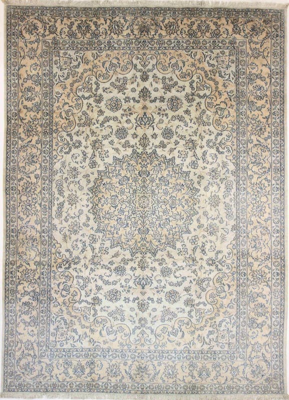 Nain 9 La Teppich 345x248 cm, feinster Orientteppich handgeknüpft