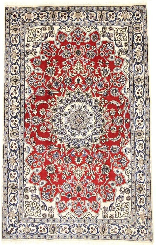 NAIN Teppich 200x126 cm, 1.000.000 Knoten, handgeknüpft