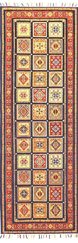 NIMBAFT Orientteppich 244x83 cm - Handgeknüpft, hohe Qualität