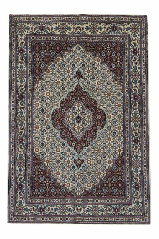 Orientteppich 149x98 cm, handgeknüpft, farbenfrohes Muster