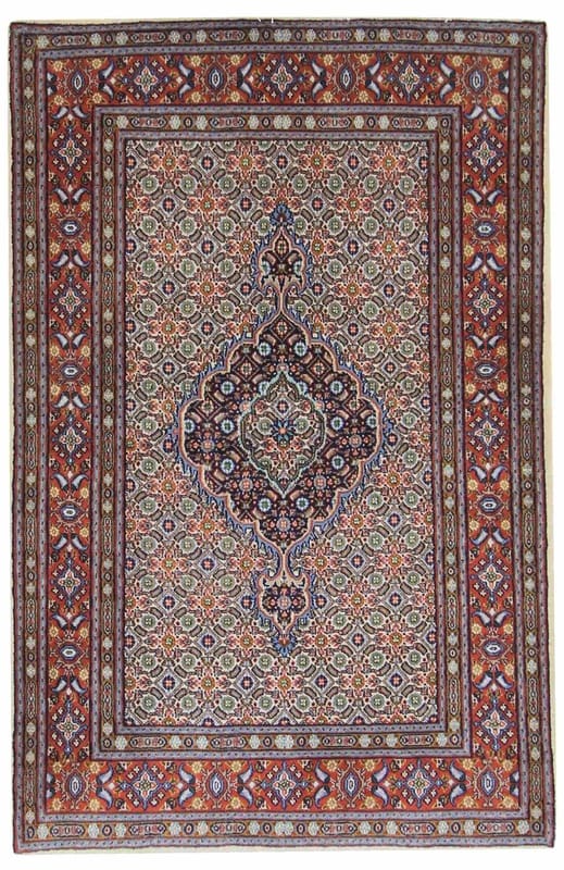 Orientteppich 152x101 cm, handgeknüpft, floral, hochwertig