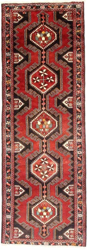 Orientteppich 316x107 cm, semi-antik, handgeknüpft