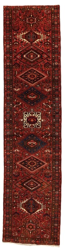 Orientteppich 432x101 cm – Handgeknüpft, Vintage Muster, Hochwertig