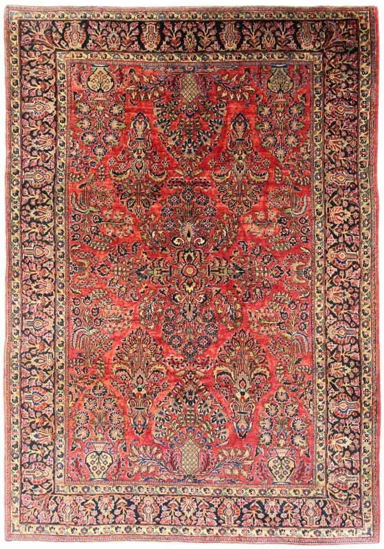 Orientteppich American Sarough 277x192 cm - Antik, Handgeknüpft