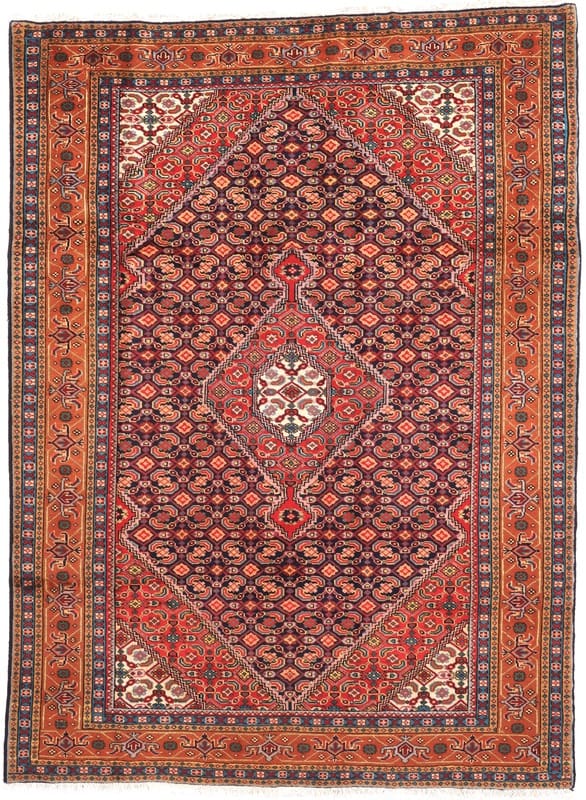 Orientteppich ARDEBIL 274x201 cm, mittelfein, kaukasisches Muster, handgeknüpft