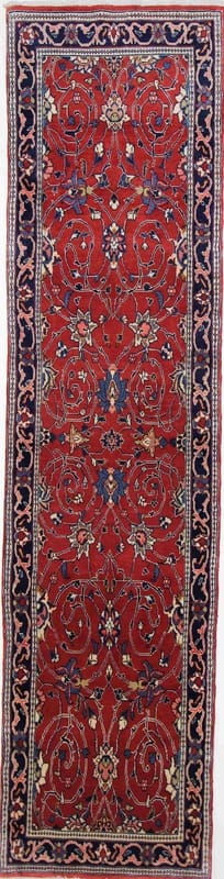 Orientteppich Ardebil 312x82 cm, handgeknüpft, traditionelles Muster