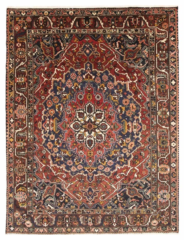 Orientteppich BAKHTIAR 342x274 cm, handgeknüpft, traditionelles Design