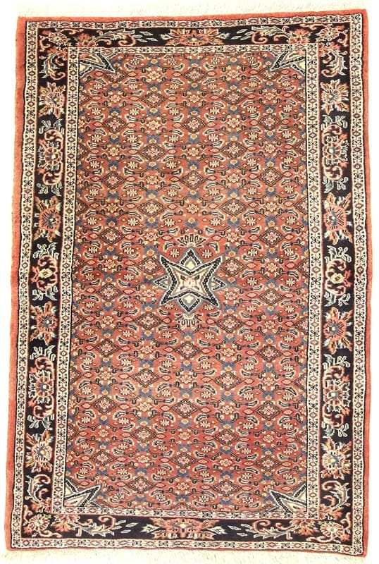 Orientteppich Bidjar 157x101 cm, handgeknüpft, traditionelles Design