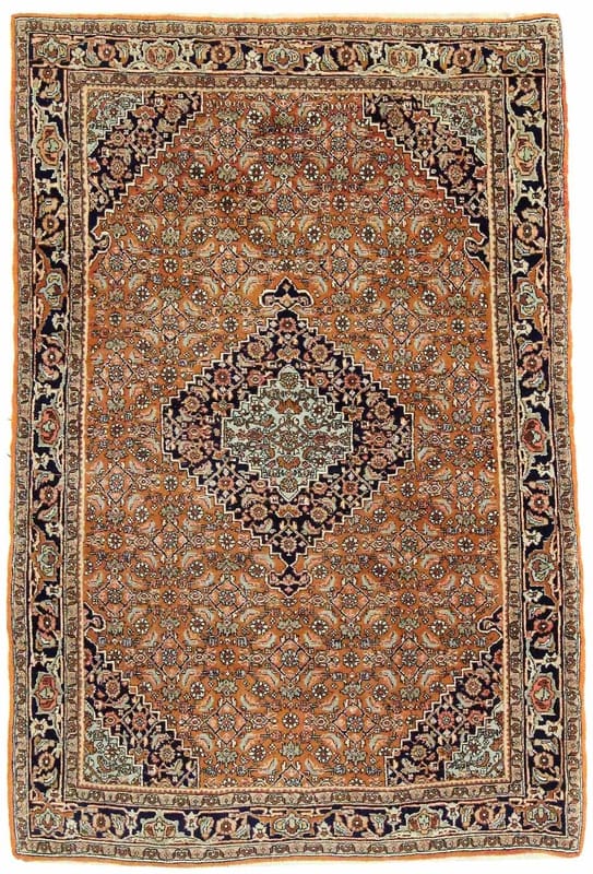 Orientteppich Bidjar 167x113 cm, handgeknüpft, 100% Wolle