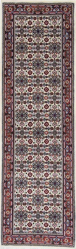 Orientteppich Bidjar 251x79 cm, handgeknüpft, traditionelles Design