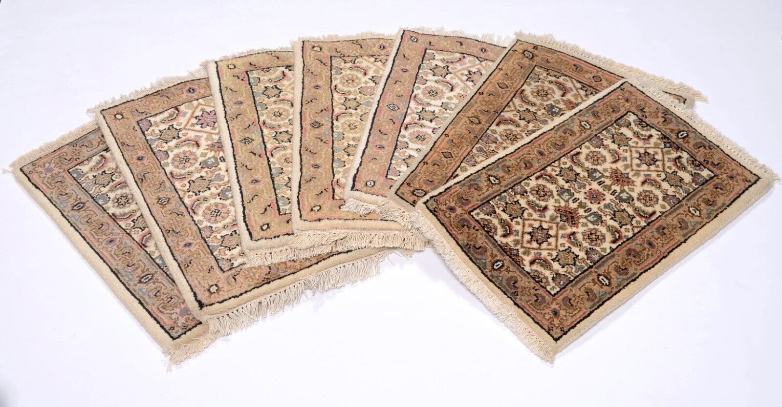 Orientteppich Bidjar Beige 60x40 cm, 155.000 Knoten, handgeknüpft