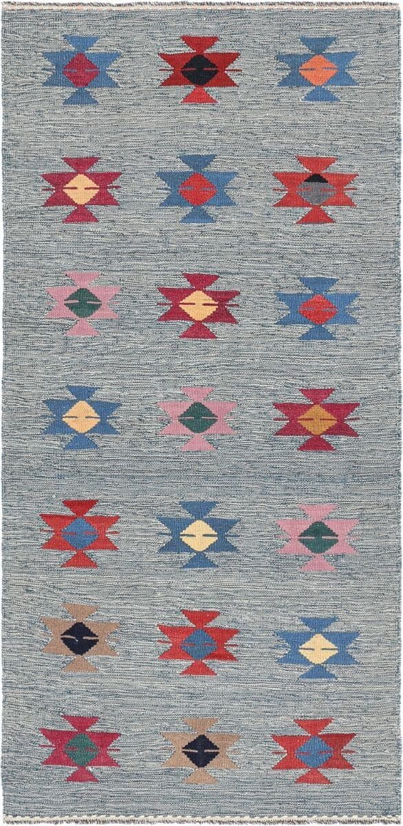 Orientteppich Fars 205x100 cm, handgewebt, moderne Wolle, neu