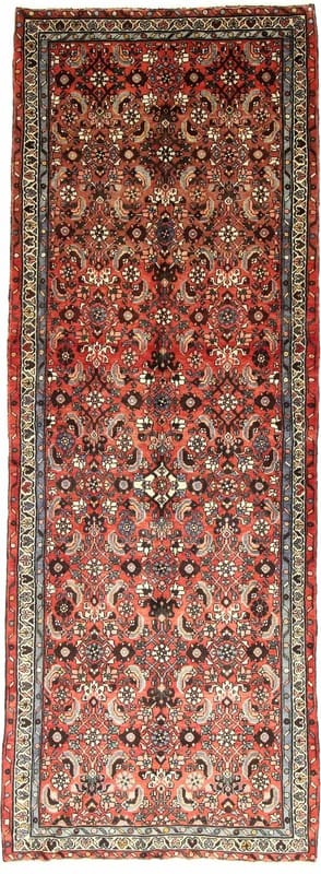 Orientteppich Hamadan 317x117 cm – Antik, handgeknüpft