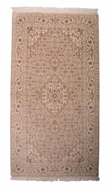 Orientteppich Indo Bidjar Modern 155.000 Knoten, Sand/Beige, handgeknüpft