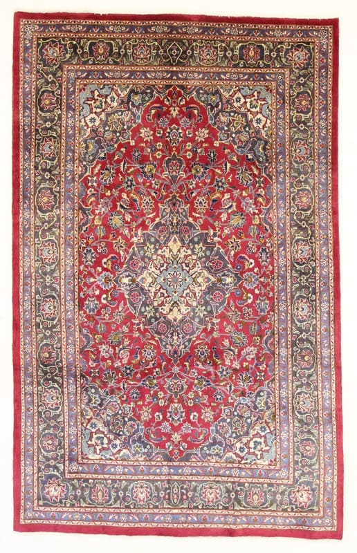 Orientteppich Kaschmar 321x196, handgeknüpft, einzigartiges Muster