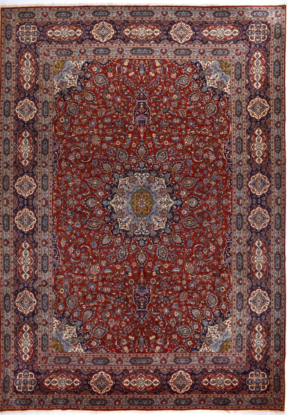 Orientteppich Kashan 425x300 cm, 350.000 Knoten, handgeknüpft