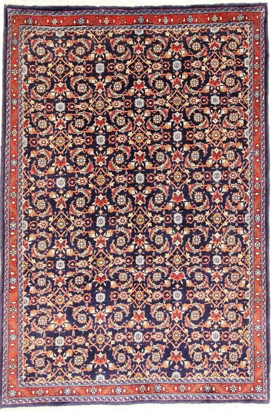 Orientteppich MAHALAT 190x129 – Antik mit einzigartigem Design, handgeknüpft