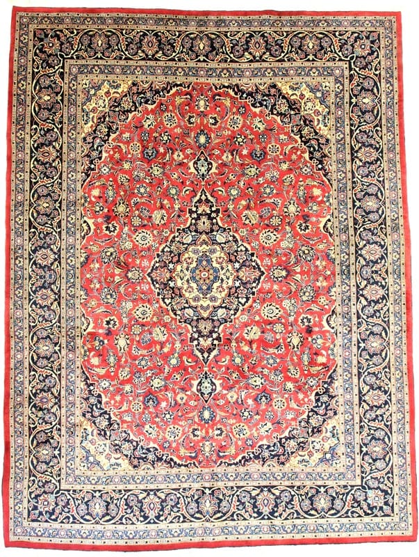 Orientteppich Mashad 404x301 cm – Traditioneller Perserteppich, handgeknüpft