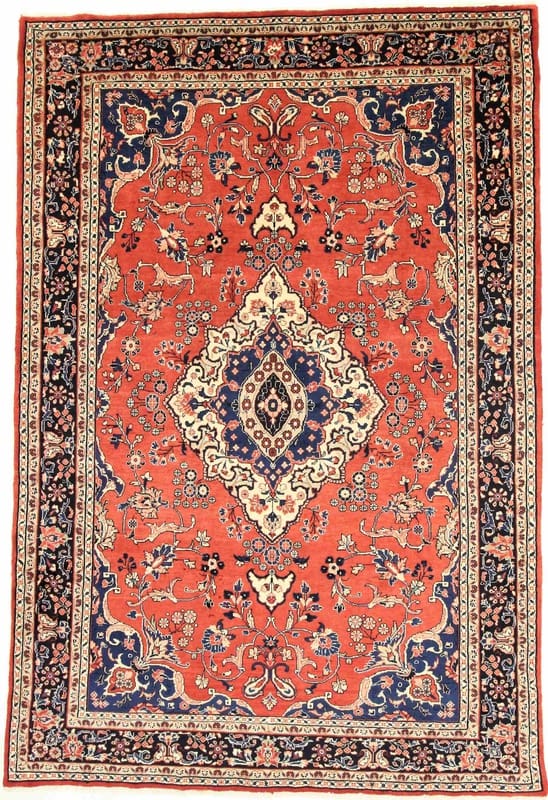 Orientteppich Mehraban 312x211 cm, antik, handgeknüpft