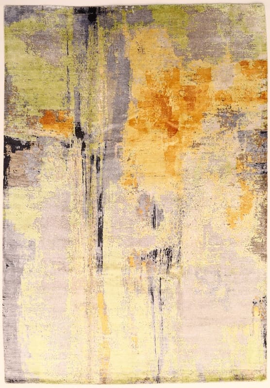 Orientteppich Modern Lotus 359x250 cm – Skandinavischer Stil, handgeknüpft