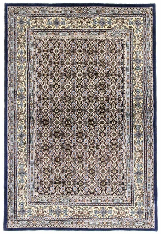 Orientteppich MOUD 151x100, farbenfrohes Muster, handgeknüpft