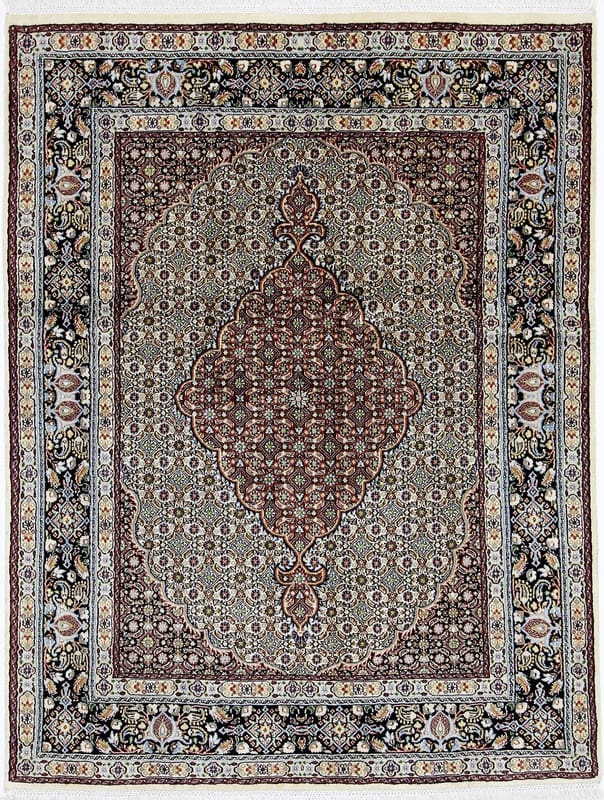 Orientteppich MOUD 192x146 - Traditionell handgeknüpft