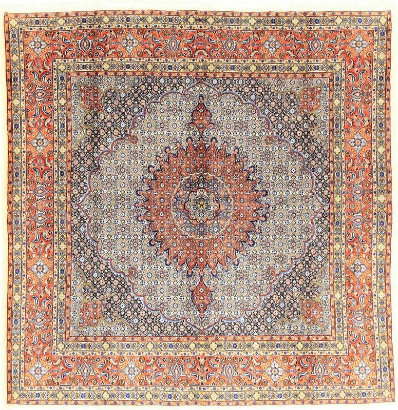 Orientteppich Moud 225x202 cm - Handgeknüpft, feines Muster