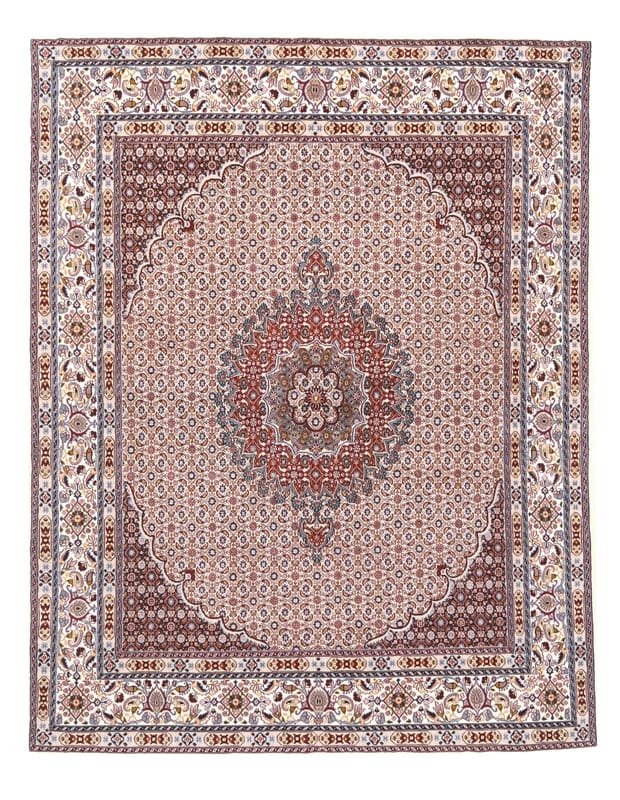 Orientteppich Moud 247x193, buntes Muster, handgeknüpft