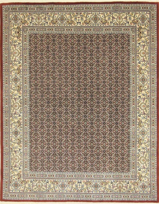 Orientteppich Moud 251x200cm, handgeknüpft, traditionelles Design