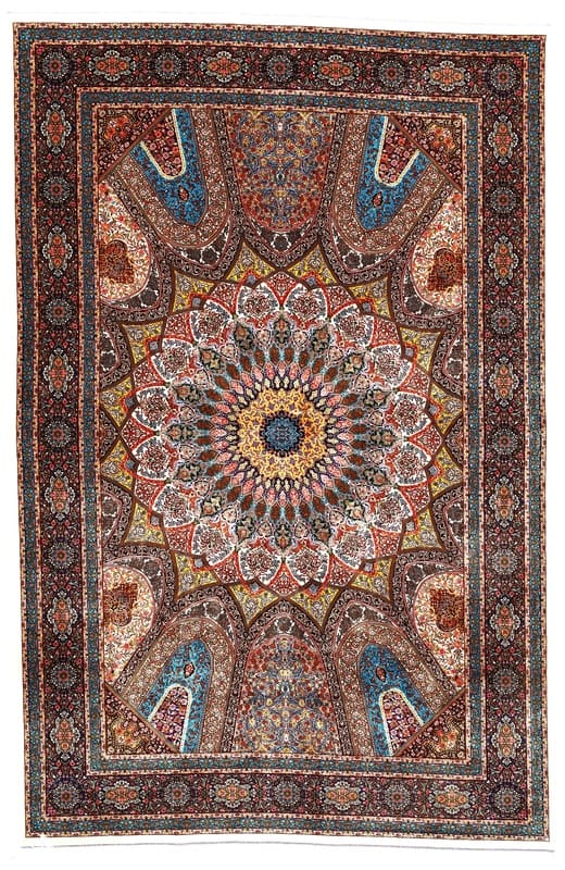 Orientteppich QomDesign 152x101 - Traditionell, Handgeknüpft