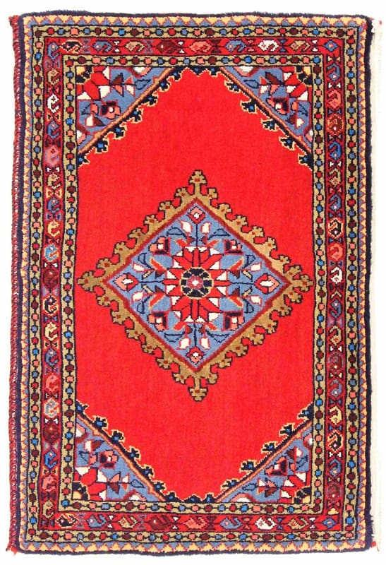 Orientteppich Rudbar 62x89 cm – Antique Hamedan, handgeknüpft