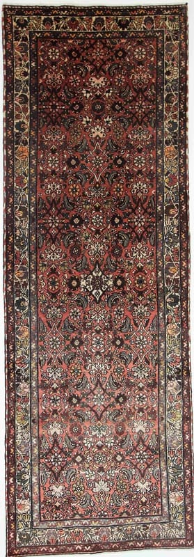Orientteppich Rudbar Carpet 318x109 - Antik, handgeknüpft