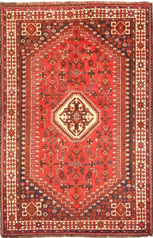 Orientteppich Schiraz 252x163 cm, Ghaschghai, handgeknüpft