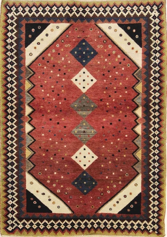 Orientteppich SHIRAZ 148x107 cm – Handgeknüpft, Elegantes Design