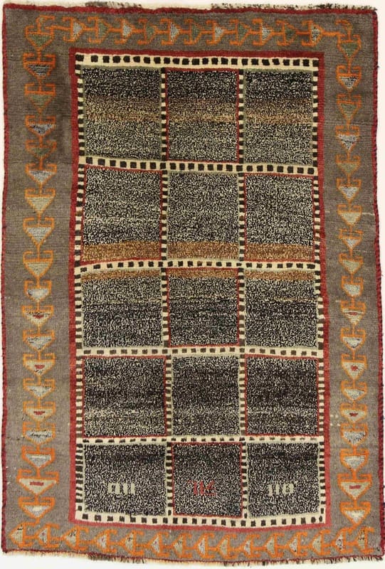 Orientteppich SHIRAZ 160x109 cm - Handgeknüpft, traditionelles Design