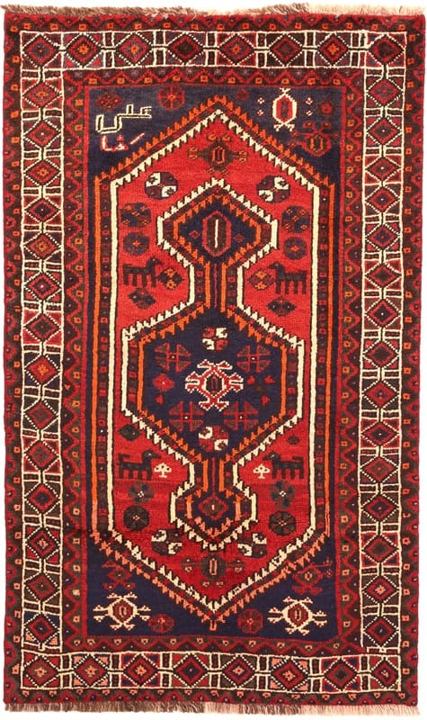 Orientteppich Shiraz 171x101 cm – Handgeknüpft, Wolle, Nomadenstil