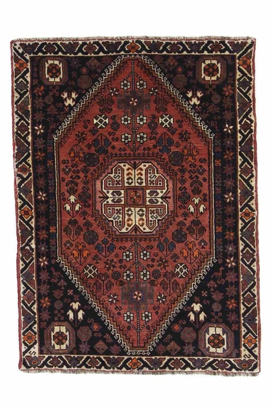 Orientteppich Shiraz 171x124 cm, handgeknüpft, traditionelles Muster