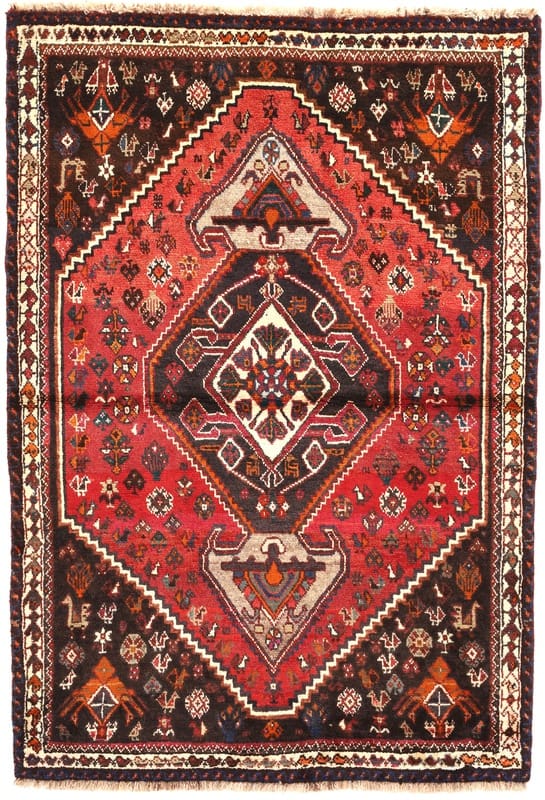 Orientteppich SHIRAZ 188x115 cm - Handgeknüpft, Wolle, Traditionell