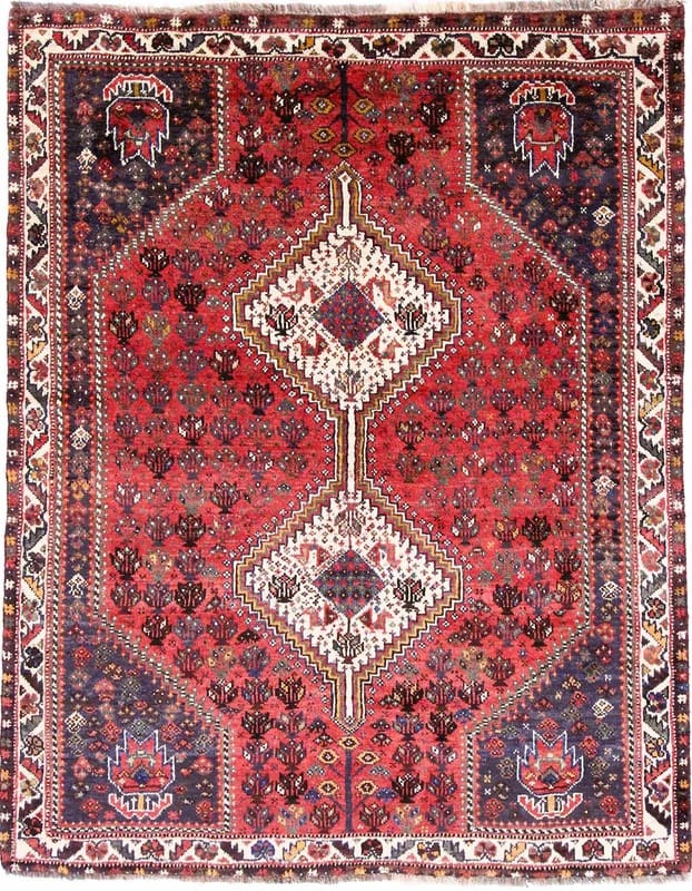 Orientteppich SHIRAZ 199x159 cm | Handgeknüpft, Hochwertig