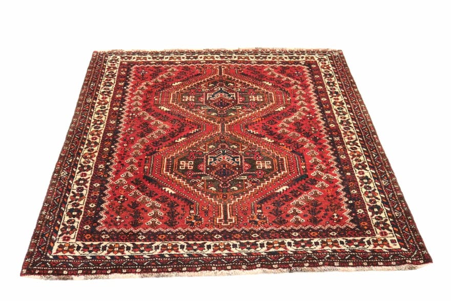 Orientteppich SHIRAZ 209x163, handgeknüpft, traditionelles Muster